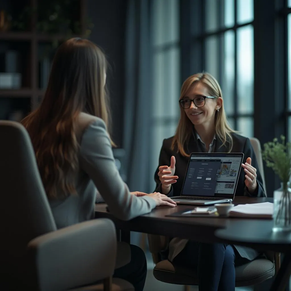 Equipo de ConsultoríaGlobal en una sesión de estrategia